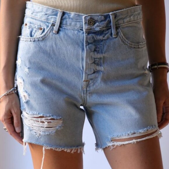 GRLFRND Jourdan High Waist Jean Shorts - 30 - Picture 2 of 15